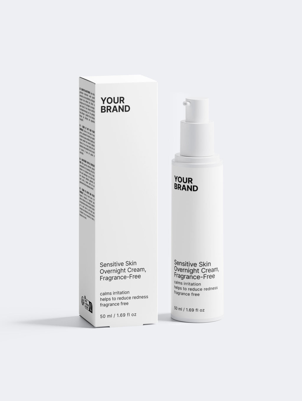Sensitive Skin Overnight Cream, Fragrance-Free